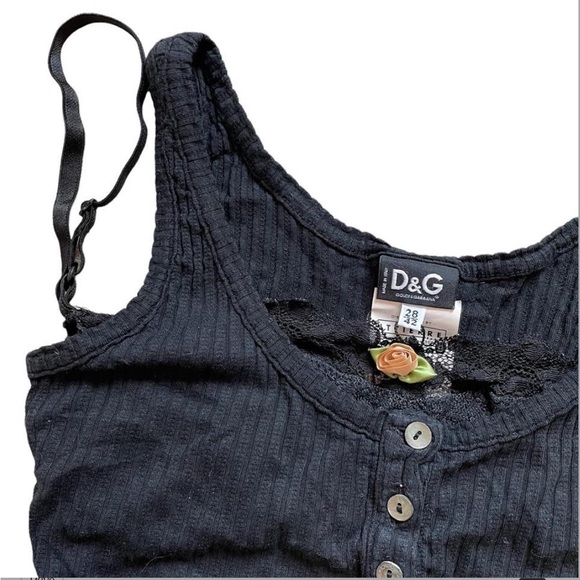 DOLCE & GABBANA LAYERED TANK TOP - Picture 2 of 4